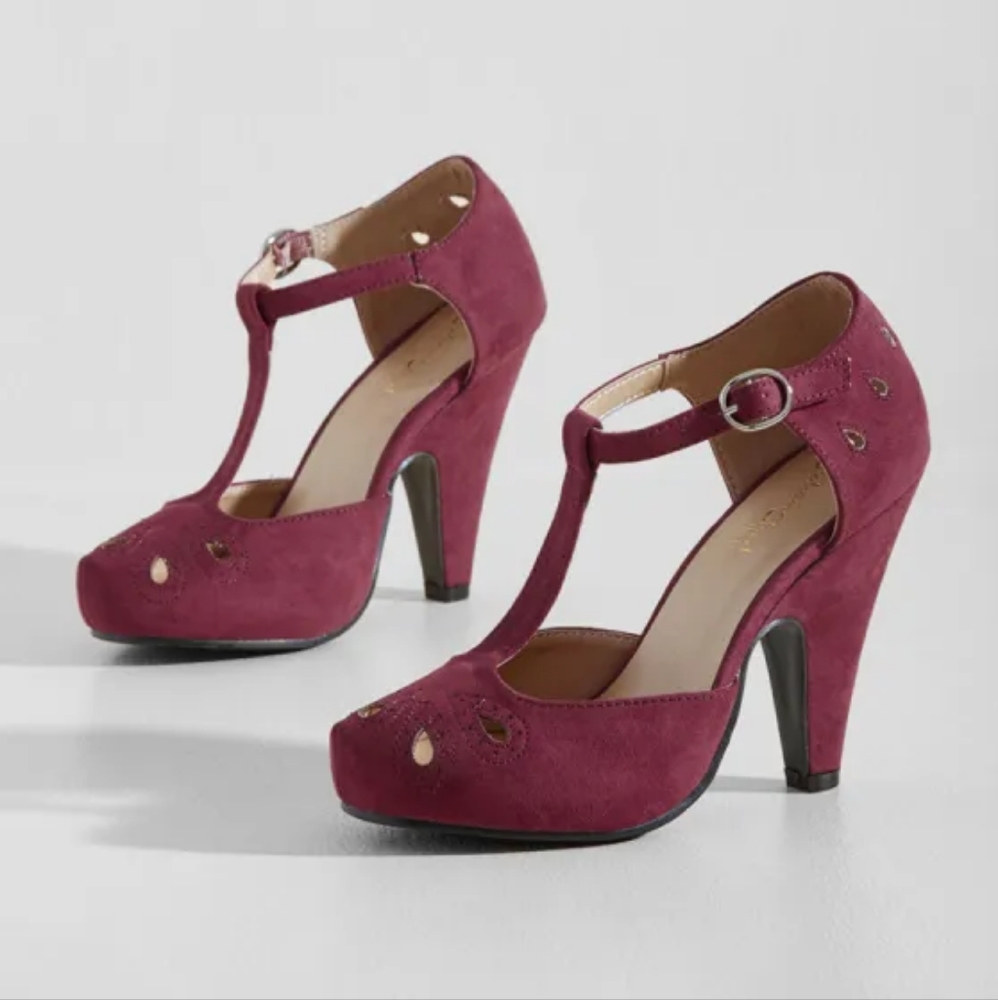 Modcloth Refreshed Zest T-Strap Heel